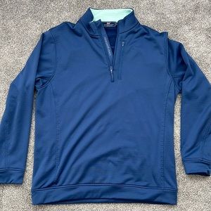 Vineyard Vines - Q Zip - Large - Blue